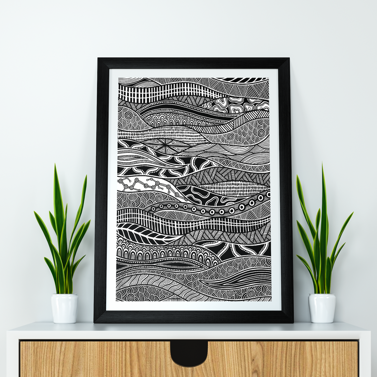 Waves Print