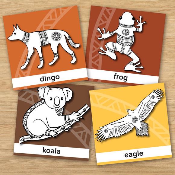 Aboriginal Animal Cards