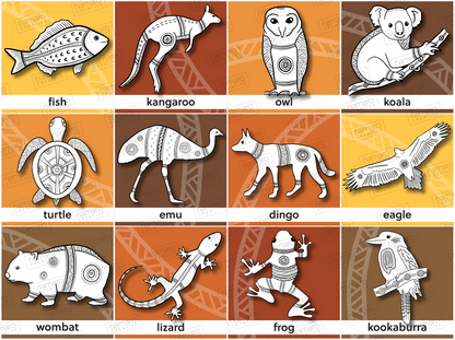 Aboriginal Animal Cards (Digital)