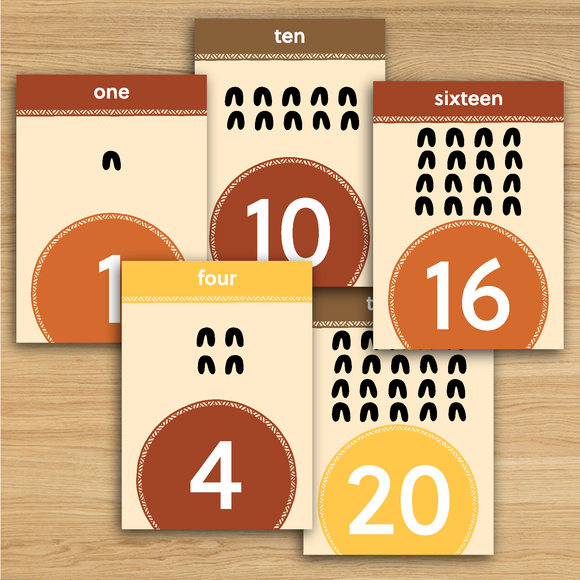 Aboriginal Number Cards (Digital)