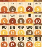 Aboriginal Number Cards