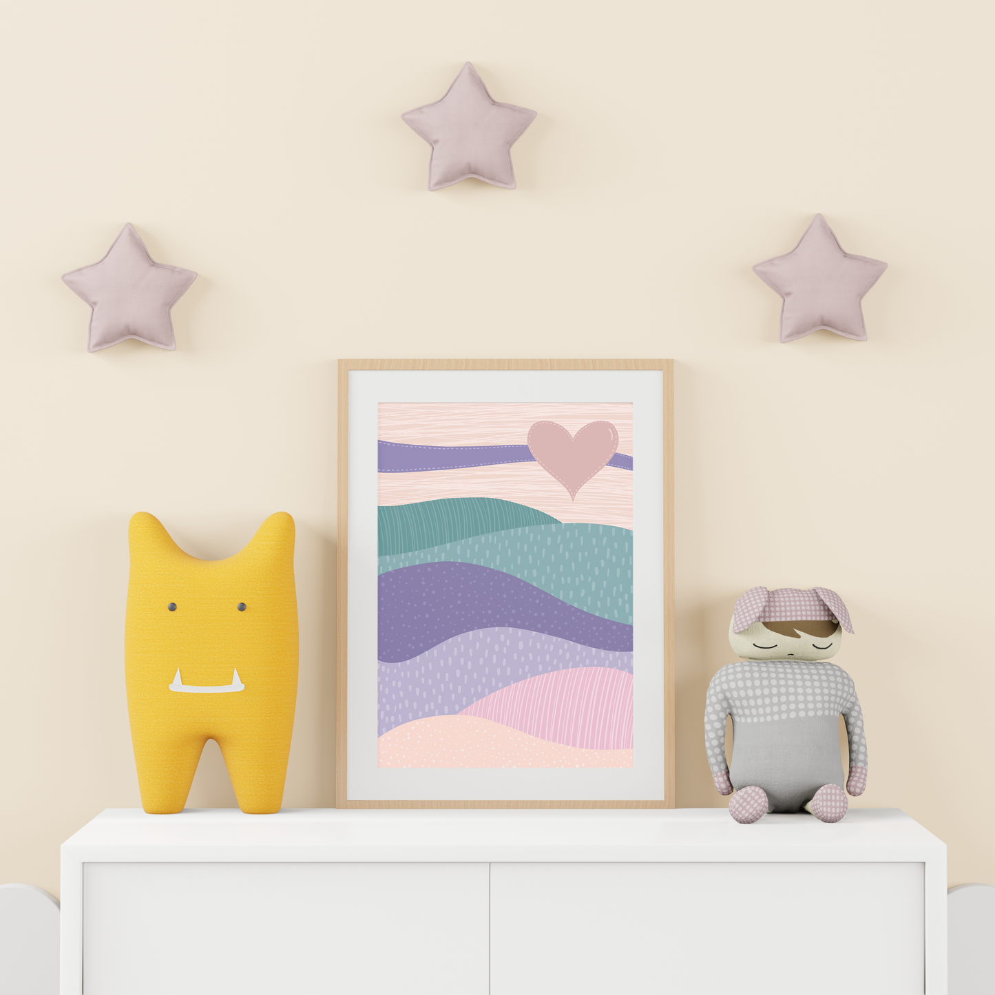 Pastel Hills Print