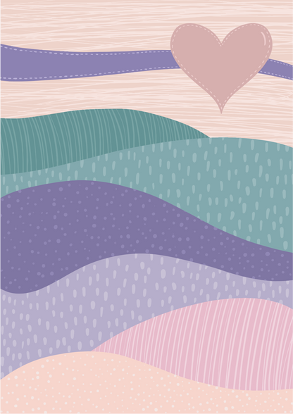 Pastel Hills Print