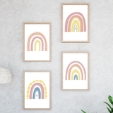 Rainbow Print (Set of 4)