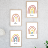 Rainbow Print (Set of 4)