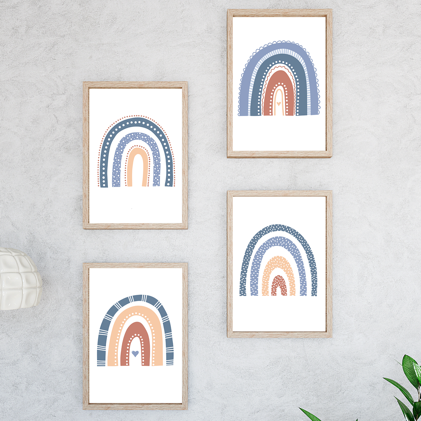 Rainbow Print (Set of 4)