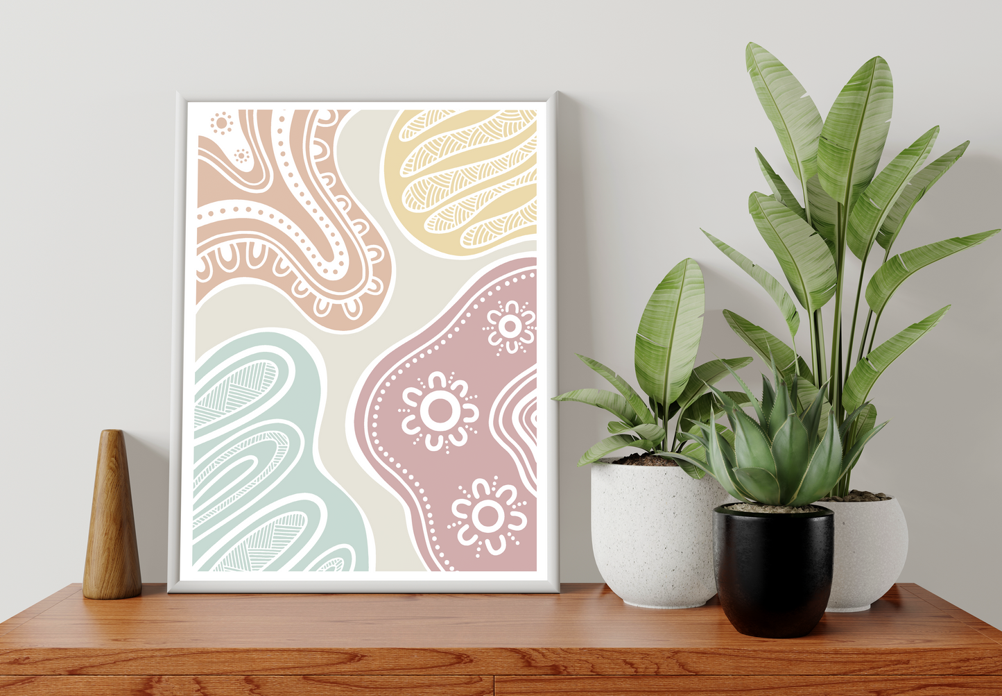 Indigenous Pastel Print